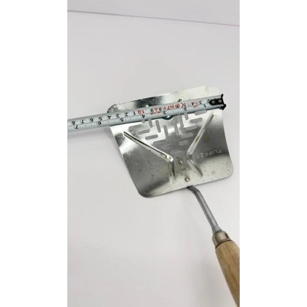 EKCO USA Vintage Flipper Lifter Slotted Spatula Turner Wood Handle 11.5 Inch